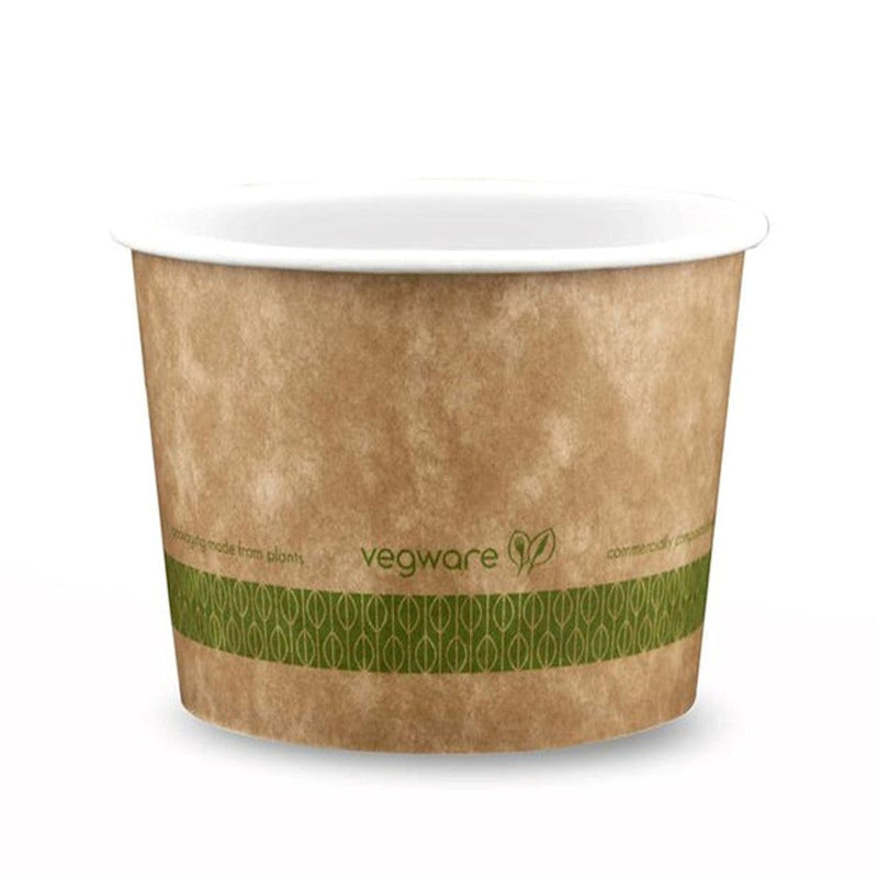 16oz (500ml) Paper Bowl - PLA Lined - Kraft - 115 Series - Image #1