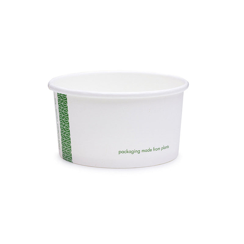 6oz (180ml) Paper Bowl - PLA Lined - White - 90 Series - Image #1