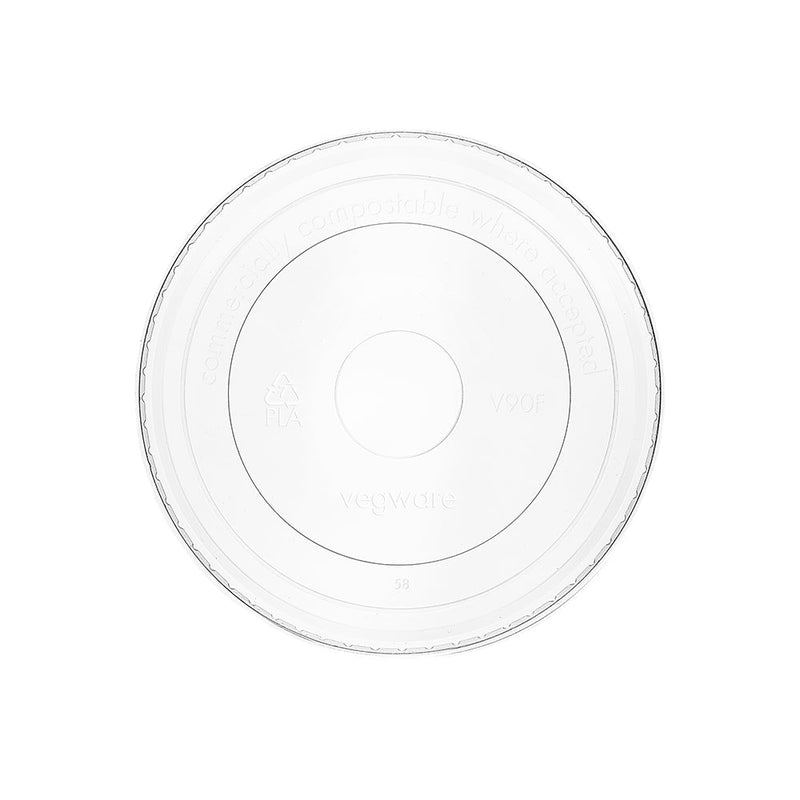 Flat PLA Cold Lid - Clear - 90 Series - Image #1