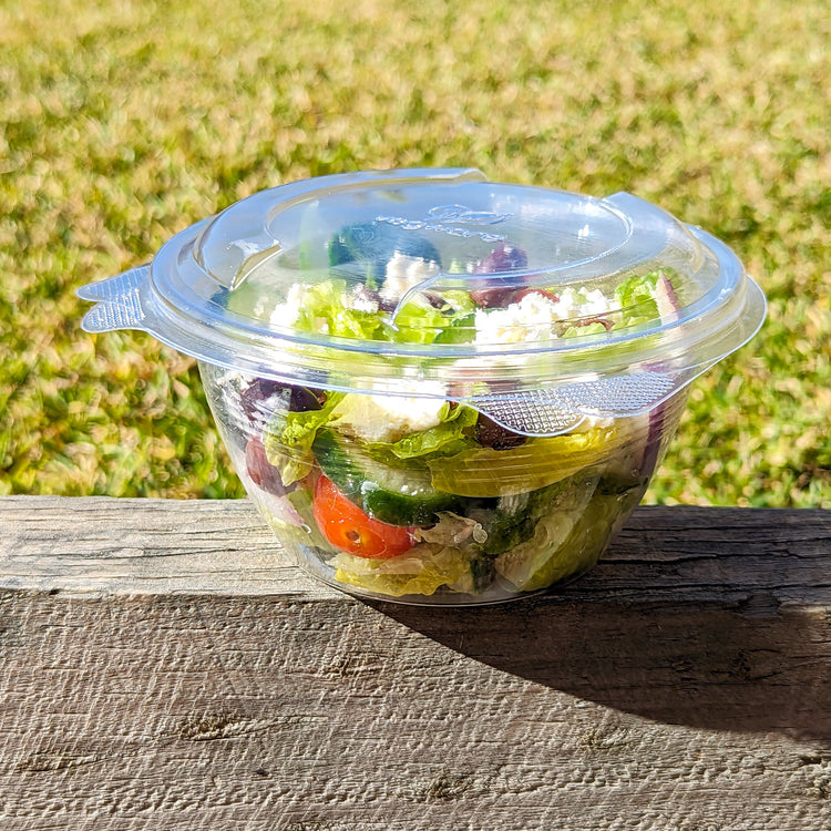 16oz (500ml) Round Hinged Container â€“ Clear PLA - Image #2