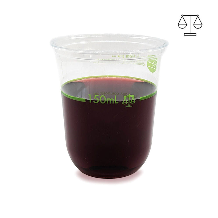 250m PLA Bella Wine Tumbler - 150ml Pour Line - 76 Series - W&M Approved - Image #4