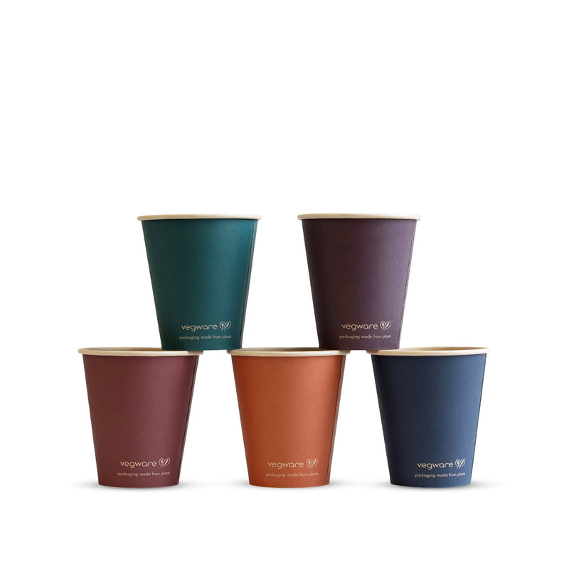 6oz (180ml) Feel Snug Single Wall Coffee Cup - PLA Lined Bamboo Paper - 72 Series - Image #1