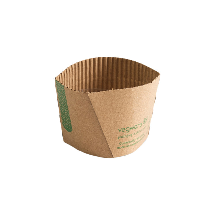 Small Coffee Cup Sleeve - Kraft - 79/80 Series - Image #2