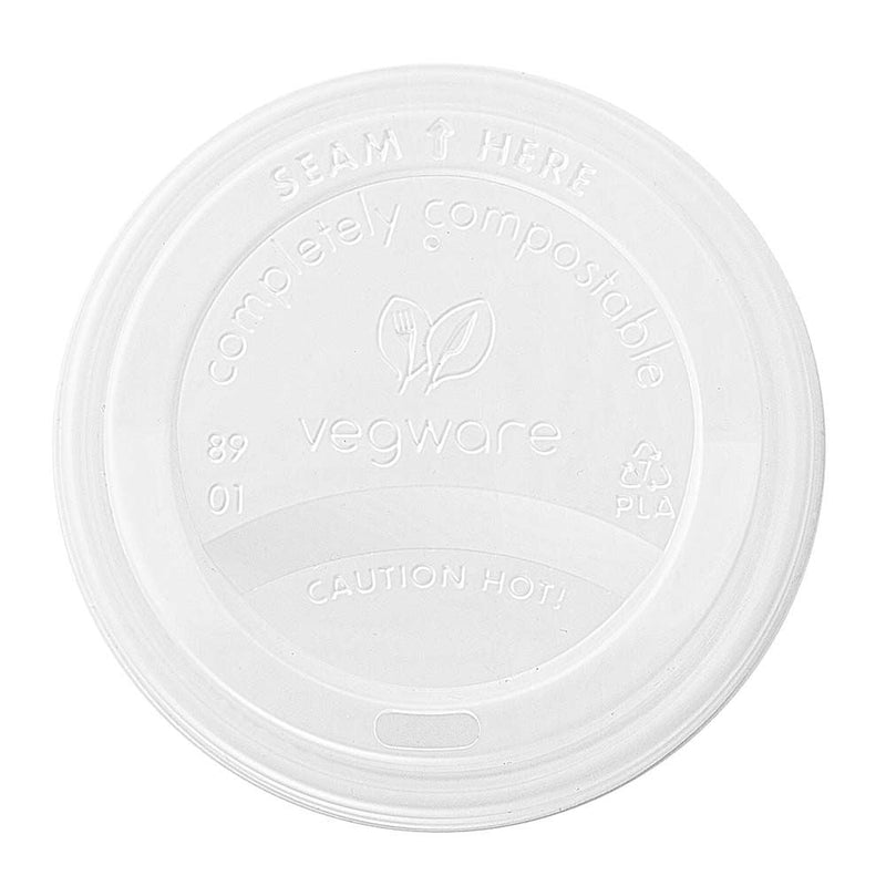 Hot Lid - Flat Traveller - Bioplastic - Opaque - 89/90 Series - Image #1