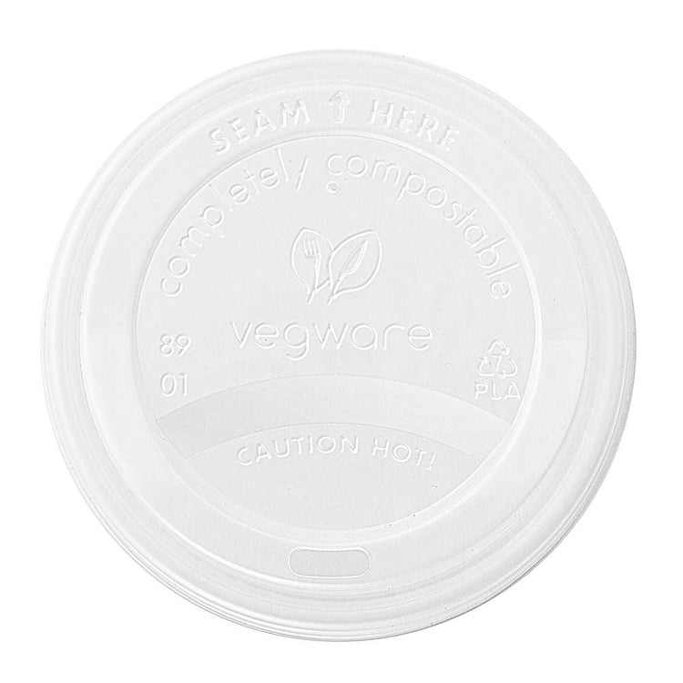 Hot Lid - Flat Traveller - Bioplastic - Opaque - 89/90 Series - Image #1
