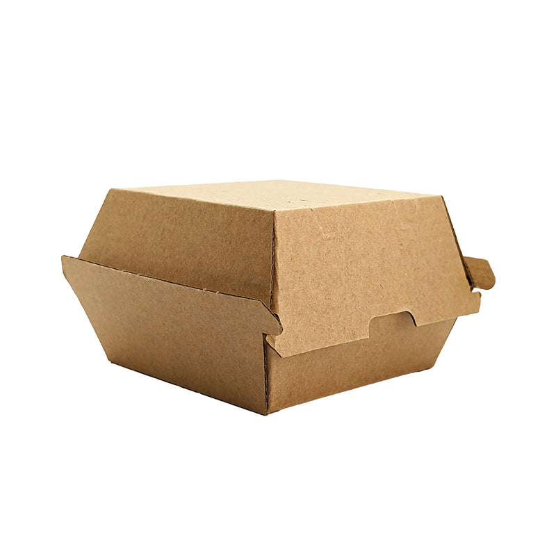 Burger Box Regular - Premium Cardboard - Kraft