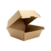 Burger Box Regular - Premium Cardboard - Kraft