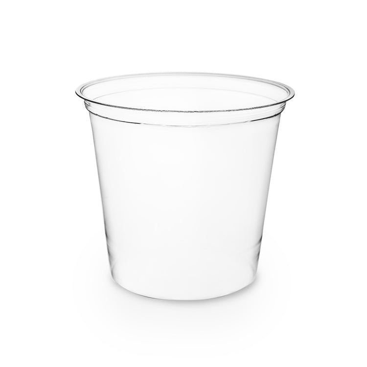 24oz (750ml) Premium PLA Round Deli Container - Clear