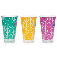 22oz (650ml) Paper Cold Cup - Hula Print - 96 Series