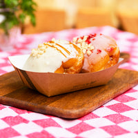 Size 100 - 15 x 11 x 4cm - Cardboard Food Tray