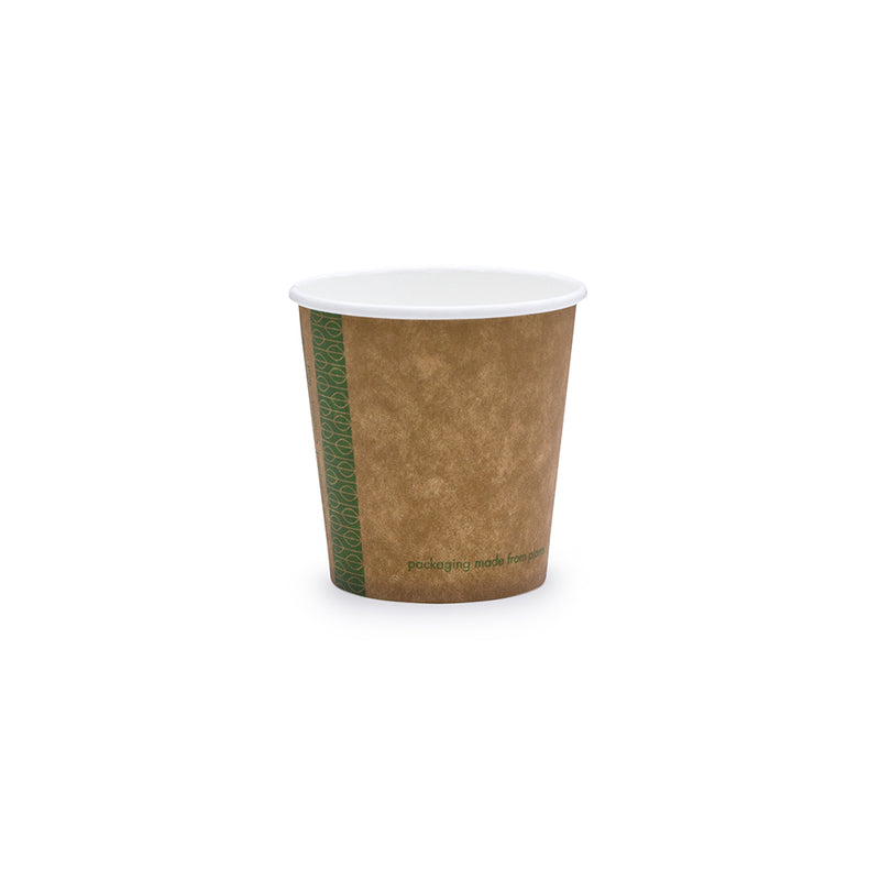 4oz (120ml) Kraft Single Wall Coffee Cup - 62 Series