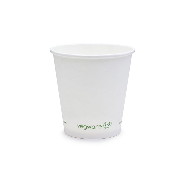 10oz (300ml) White Single Wall Coffee Cup - 89 Series