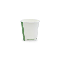 4oz (120ml) White Single Wall Coffee Cup - 62 Series