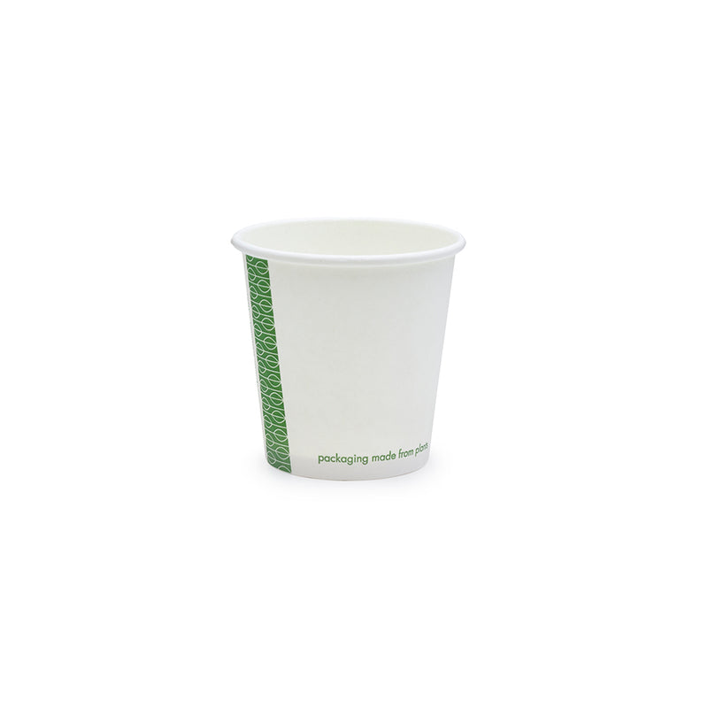 4oz (120ml) White Single Wall Coffee Cup - 62 Series