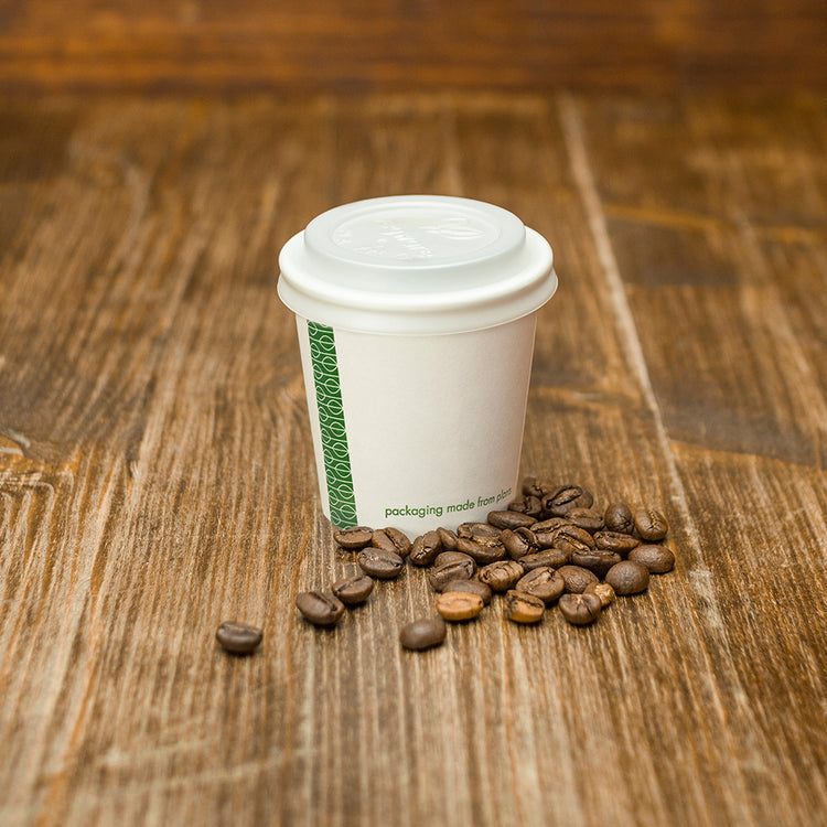 4oz (120ml) White Single Wall Coffee Cup - 62 Series