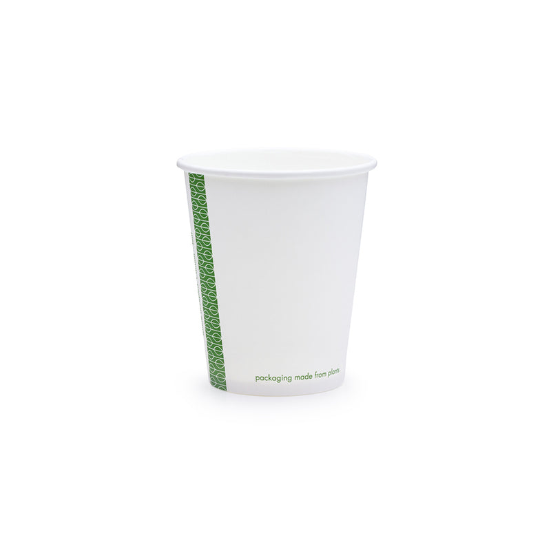 6oz (180ml) White Single Wall Coffee / Water Cup - 72 Series