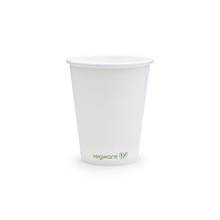 8oz (250ml) White Single Wall Coffee Cup - 79 Series