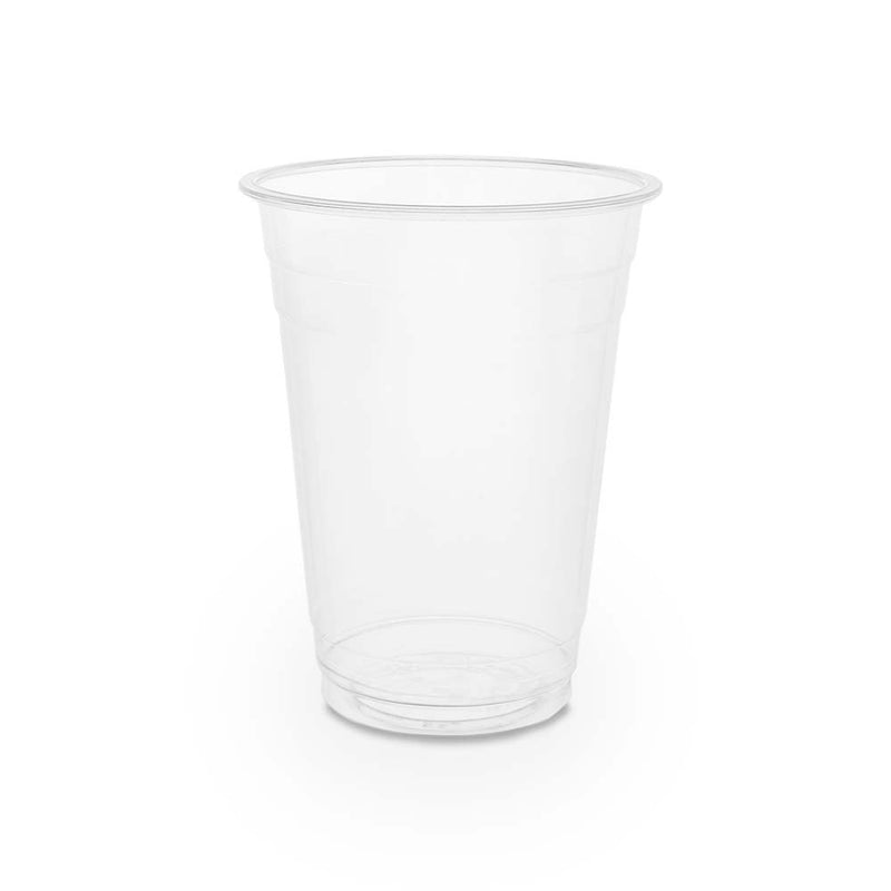 16oz (500ml) Premium PLA Cold Cup - Clear/Plain - 96 Series