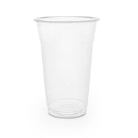 20oz (600ml) Premium PLA Cold Cup - Clear/Plain - 96 Series
