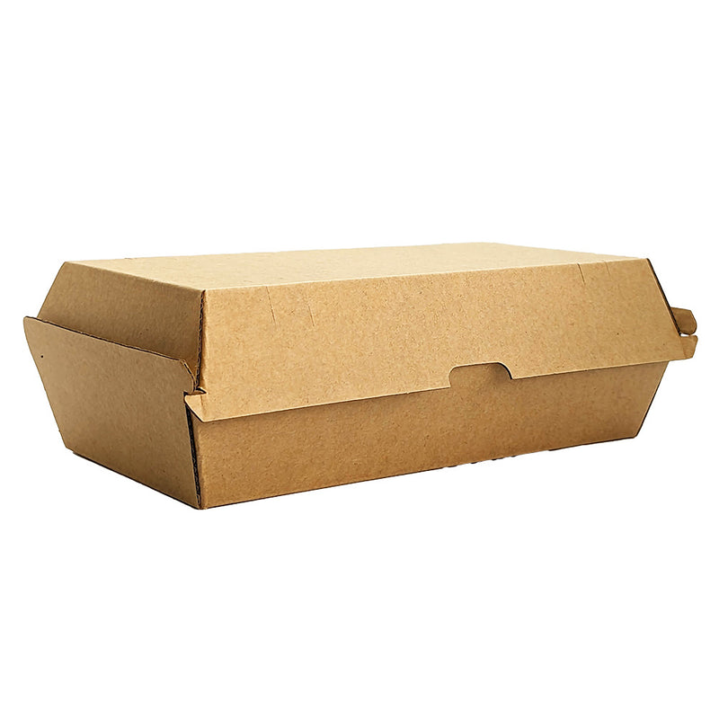 Snack Box Large - Premium Cardboard - Kraft