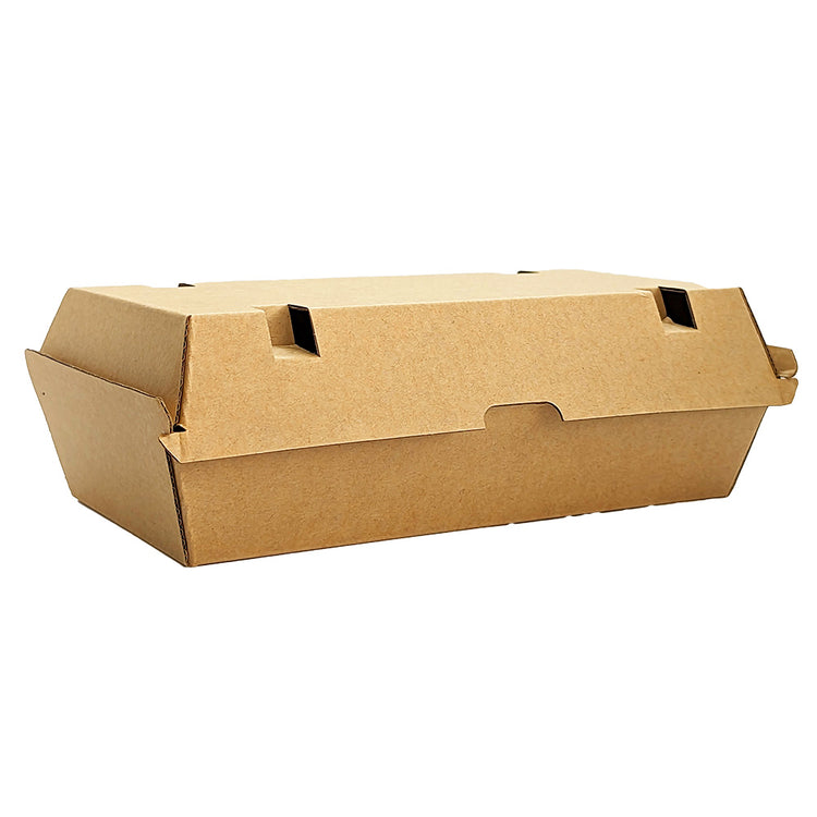 Snack Box Large - Premium Cardboard - Kraft