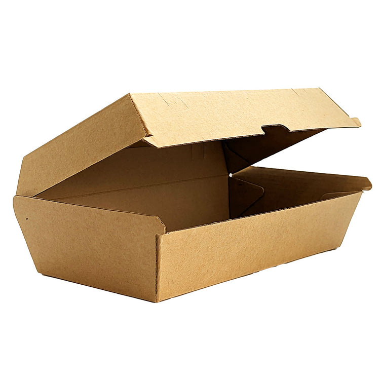 Snack Box Large - Premium Cardboard - Kraft