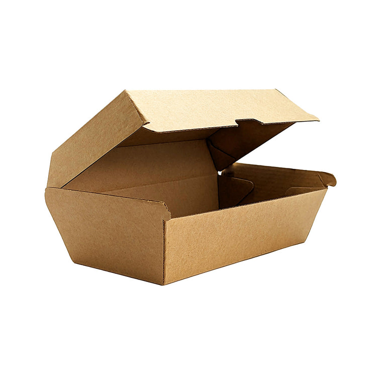 Snack Box Regular - Premium Cardboard - Kraft