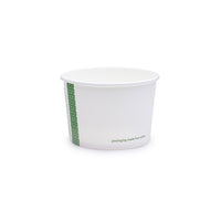 8oz (250ml) PLA-Lined Paper Bowl - White - 90 Series