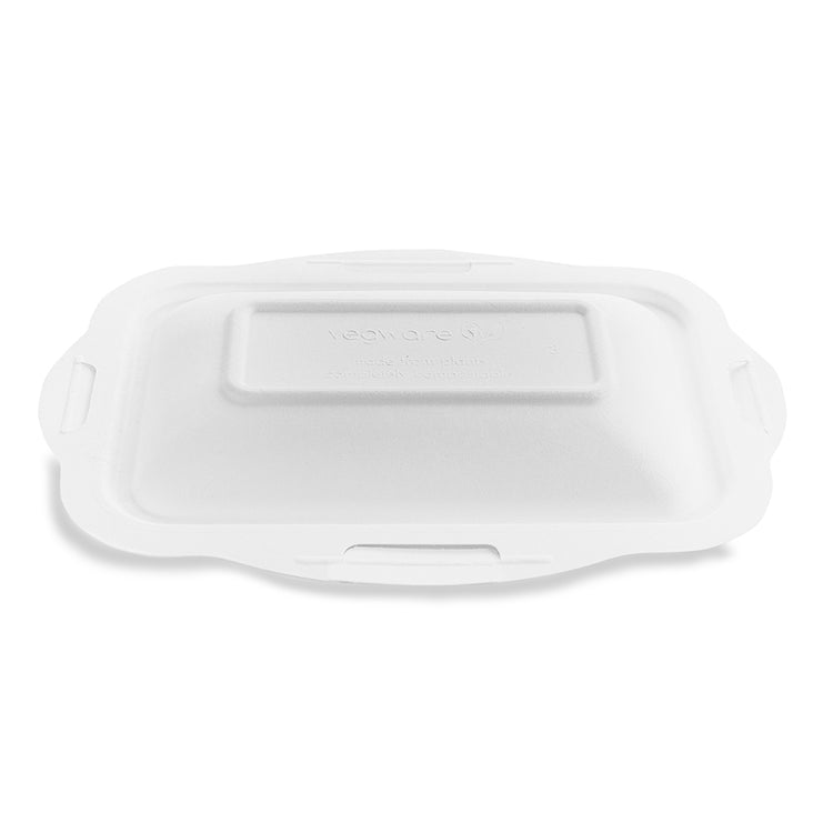 White Bagasse Hot Lid - V3 Range