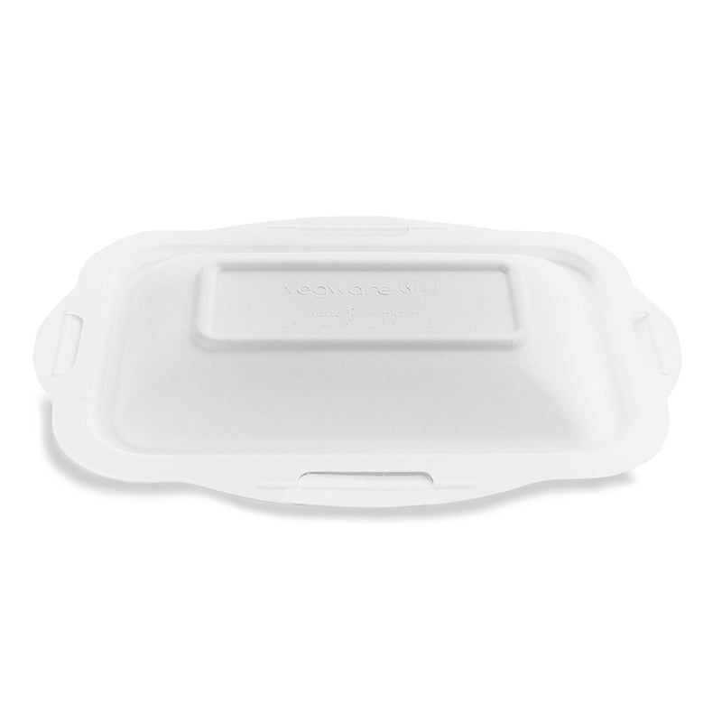 White Bagasse Hot Lid - V3 Range