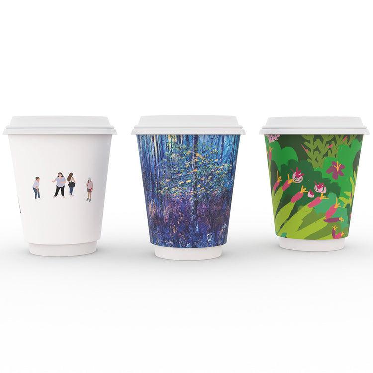 8oz (250ml) Gallery Premium Double Wall Coffee Cup - 79 series