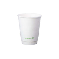 8oz (250ml) White Premium Double Wall Coffee Cup - 79 series