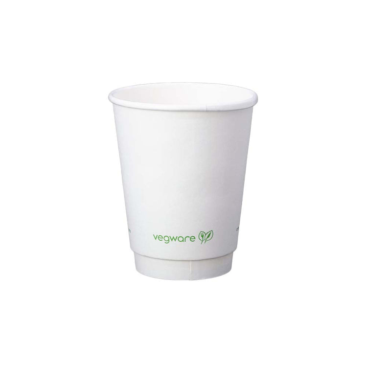 8oz (250ml) White Premium Double Wall Coffee Cup - 79 series