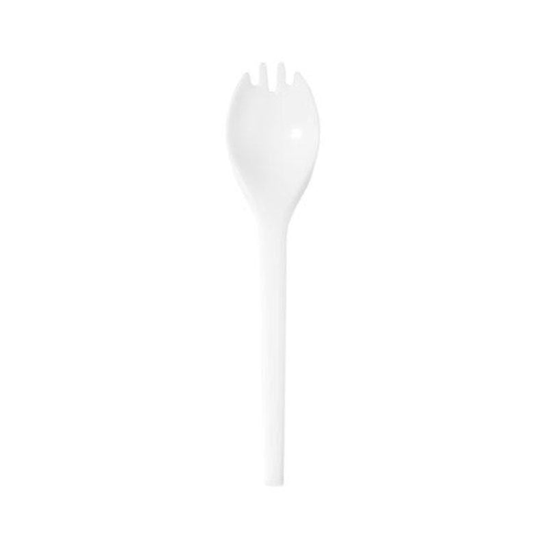 15cm CPLA / Bioplastic Spork - White