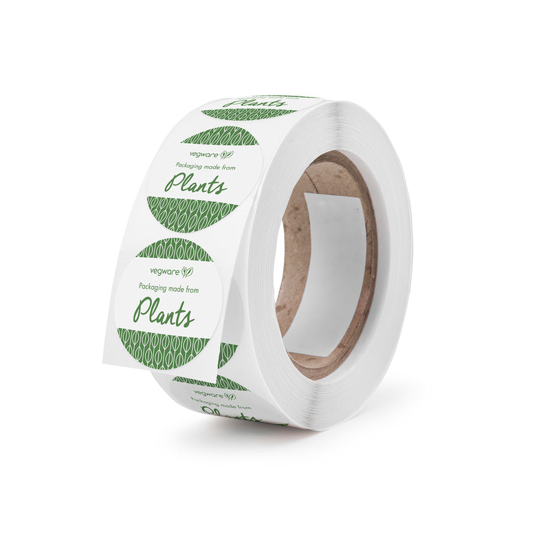 45mm Compostable Sticker - Made From Plants