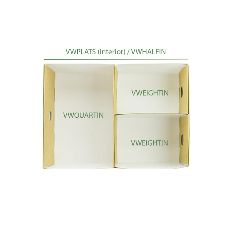 Regular Window Platter Box with Sliding Insert