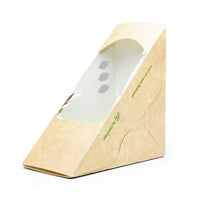 Small Eco Sandwich Wedge - 65mm - Kraft