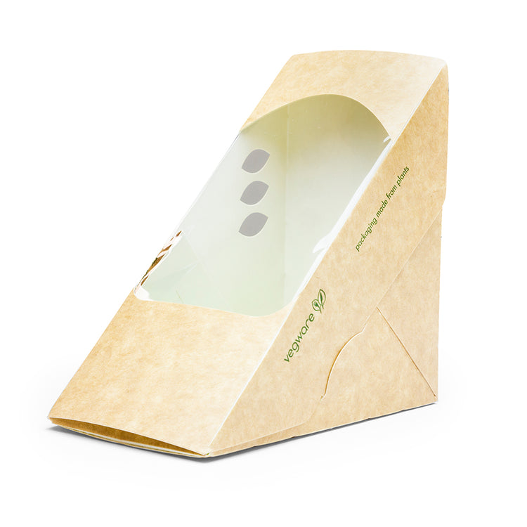 Medium Eco Sandwich Wedge - 75mm - Kraft