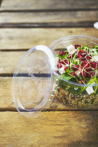 Premium PLA Round Deli Container Lid - Clear