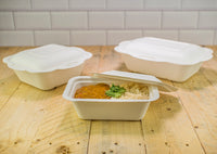22oz (650ml) White Bagasse Base - V3 Range