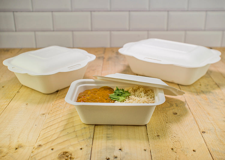 22oz (650ml) White Bagasse Base - V3 Range
