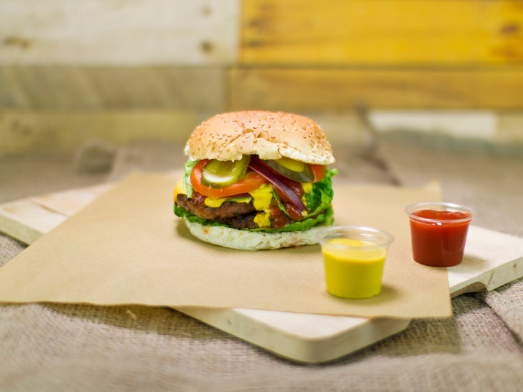 Greaseproof Paper Wrap / Sheet - Kraft Brown - 30 x 27.5cm