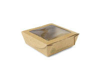 Medium Window Box (12 x 12 x 4.5cm) - Kraft Brown